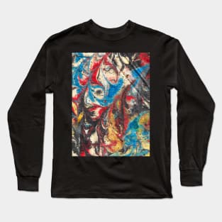 Abstract marble texture T Shirt Long Sleeve T-Shirt